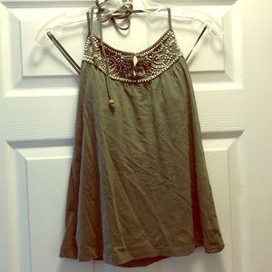 Halter style tank